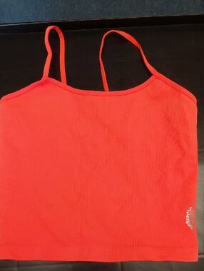 FP Movement - Women’s Orange Spaghetti Strap Crop Cami